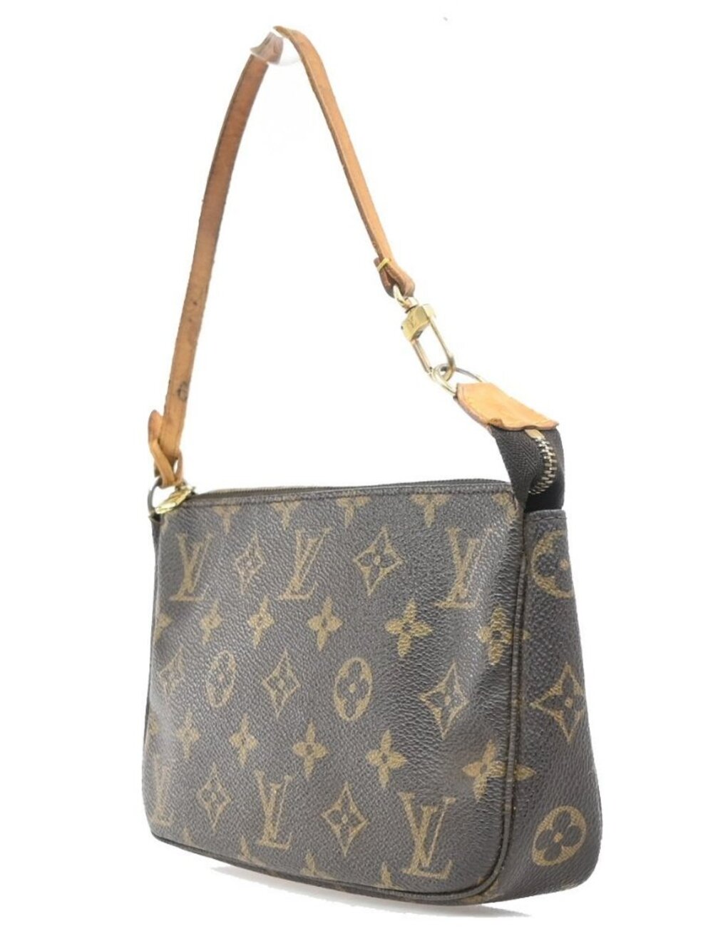 LOUIS VUITTON Pochette Accessoires Hand Bag Monogram Leather BN M51980 85MA488 - Picture 2 of 16